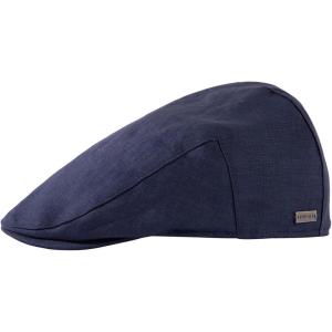 imageTOPEX XLXXL Mens 100 Linen Flat Cap Summer Cooling Newsboy Hats Cotton Lining557navy Blue