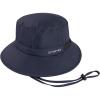 imageOversized XL XXL Mens Cooling UPF 50 Sun Hat Lightweight Foldable Wide Brim Bucket Boonie Golf Hiking FishingNavy