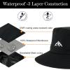 imageTOPEX LXLXXL UV50 Waterproof Bucket Sun Hat for Fishing Golf Hiking AllWeather Outdoor Rain Hat Stiff Brim