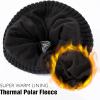 imageTOPEX DryKnit Waterproof LXLXXL Winter Fleece Lined Beanie Hat for Men Women Warm Knit Watch Skull Cap Cold WeatherBlacksentinel