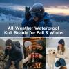 imageTOPEX DryKnit Waterproof LXLXXL Winter Fleece Lined Beanie Hat for Men Women Warm Knit Watch Skull Cap Cold WeatherCharcoalforge
