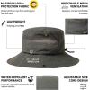 imageTOPEX LXLXXL Waterproof UPF50 Wide Brim Sun Hat wBreathable Vented MeshDark Gray