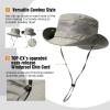 imageTOPEX LXLXXL Waterproof UPF50 Wide Brim Sun Hat wBreathable Vented MeshLight Grey