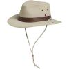 imageTOPEX Cotton Aussie Outback Hat for Men Women UPF 50 Panama Golf Sun Hat Wide Brim with Chin Strap Breathable ampamp PackableBeigewhite