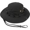 imageTOPEX Oversized XL XXL Mens Sun Hats Wide Brim Fishing Safari UPF50 Crown Big Head Chin Cord95552black