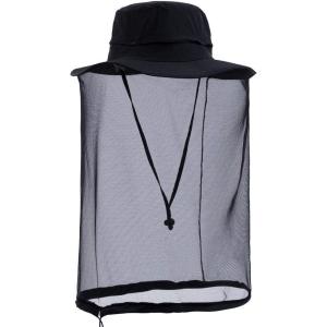 imageComhats Net Nylon Mesh Veil Bucket Hats for Men Sun UV Protection FishingGardeningBoating Outdoor99742black