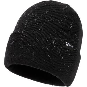imageTOPEX DryKnit Waterproof Merino Wool ML XLXXL Fleece Lined BeanieWarm Cold Weather Winter Hat MenampampWomenBlack