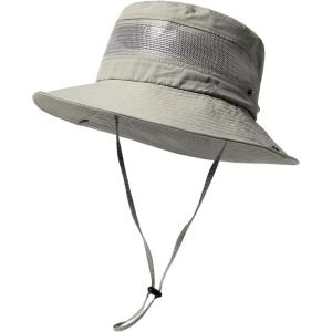 imageTOPEX LXLXXL Waterproof UPF50 Wide Brim Sun Hat wBreathable Vented MeshLight Grey
