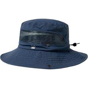 imageTOPEX LXLXXL Waterproof UPF50 Wide Brim Sun Hat wBreathable Vented MeshNavyblue