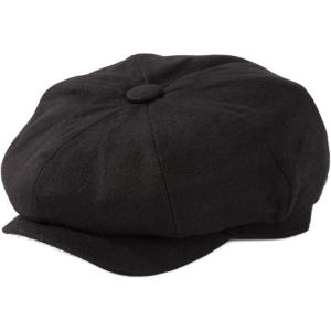 imageTOPEX LXLXXL Wool Tweed Newsboy Cap for Men Paperboy Warm Winter Hat Vintage Flat Ivy Cabbie Gatsby CapBlack