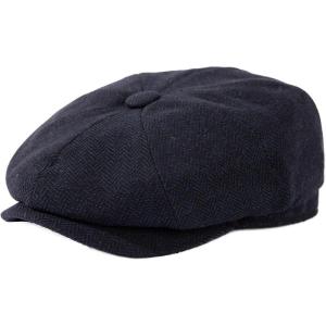 imageTOPEX LXLXXL Wool Tweed Newsboy Cap for Men Paperboy Warm Winter Hat Vintage Flat Ivy Cabbie Gatsby CapBlueherringbone