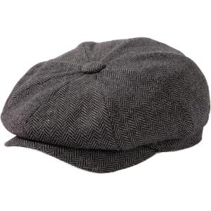 imageTOPEX LXLXXL Wool Tweed Newsboy Cap for Men Paperboy Warm Winter Hat Vintage Flat Ivy Cabbie Gatsby CapGrey Herringbone