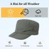 imageTOPEX XL XXL Waterproof ampamp UV50 Army Cap wFoldable Brim ampamp Card Pocket 6165CM94607dark Grey