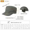 imageTOPEX XL XXL Waterproof ampamp UV50 Army Cap wFoldable Brim ampamp Card Pocket 6165CM94607dark Grey