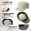 imageTOPEX XL XXL Waterproof ampamp UV50 Army Cap wFoldable Brim ampamp Card Pocket 6165CM94607dark Grey