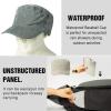 imageTOPEX XL XXL Waterproof ampamp UV50 Army Cap wFoldable Brim ampamp Card Pocket 6165CM94607lightgrey