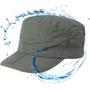 imageTOPEX XL XXL Waterproof ampamp UV50 Army Cap wFoldable Brim ampamp Card Pocket 6165CM94607dark Grey