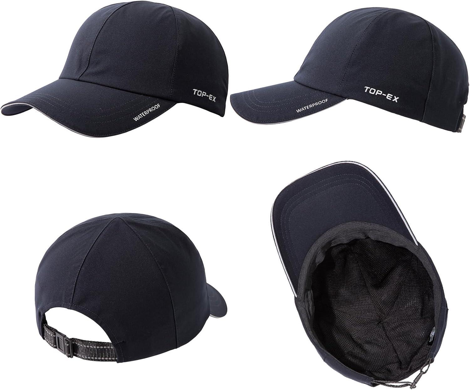 imageOversized XL XXL Waterproof All Weather Performance Running Cap Recycled Unstructured Baseball Hat Urban StormStorm Navy