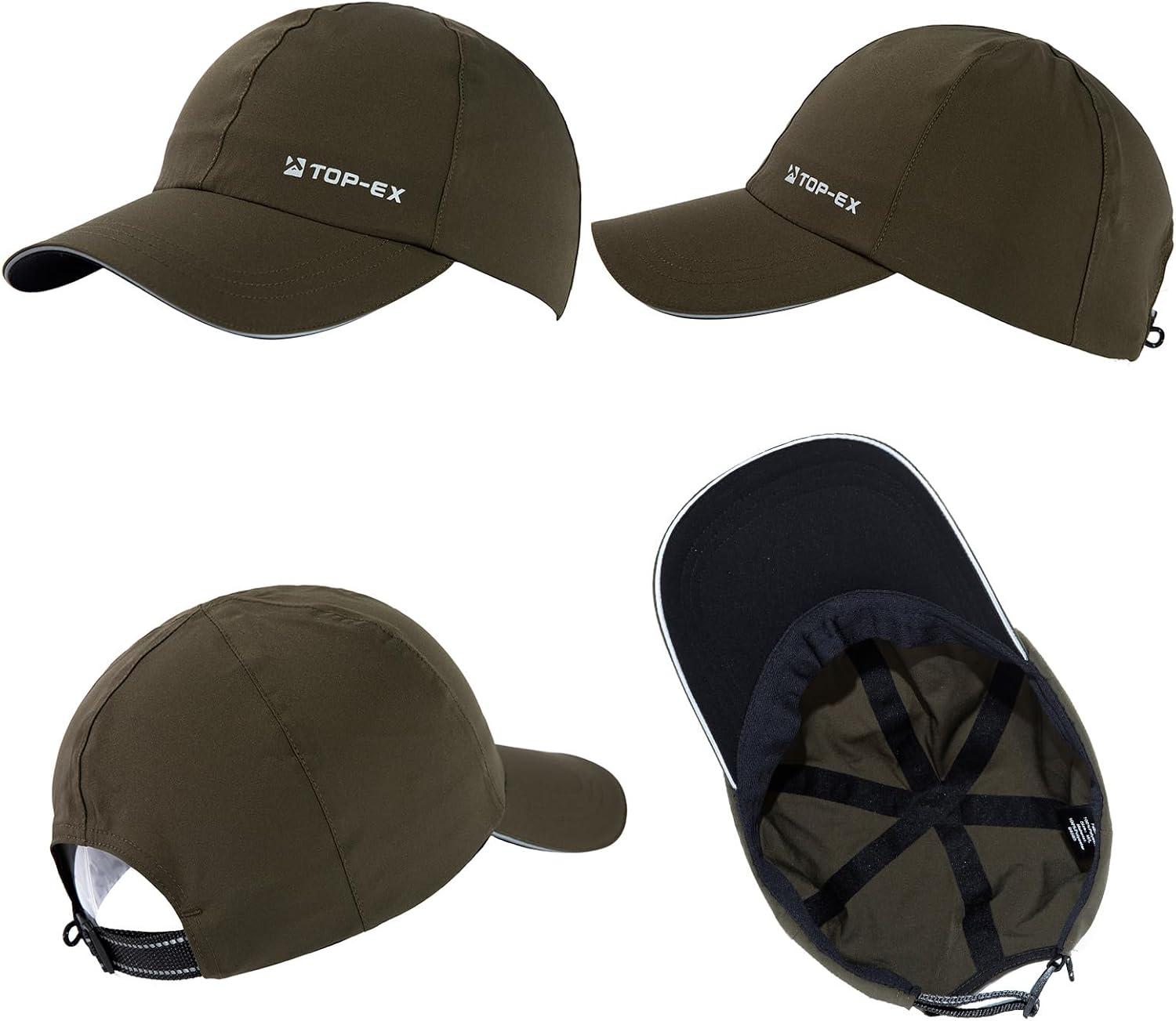 imageOversized XL XXL Waterproof All Weather Performance Running Cap Recycled Unstructured Baseball Hat Urban StormUrban Armygreen