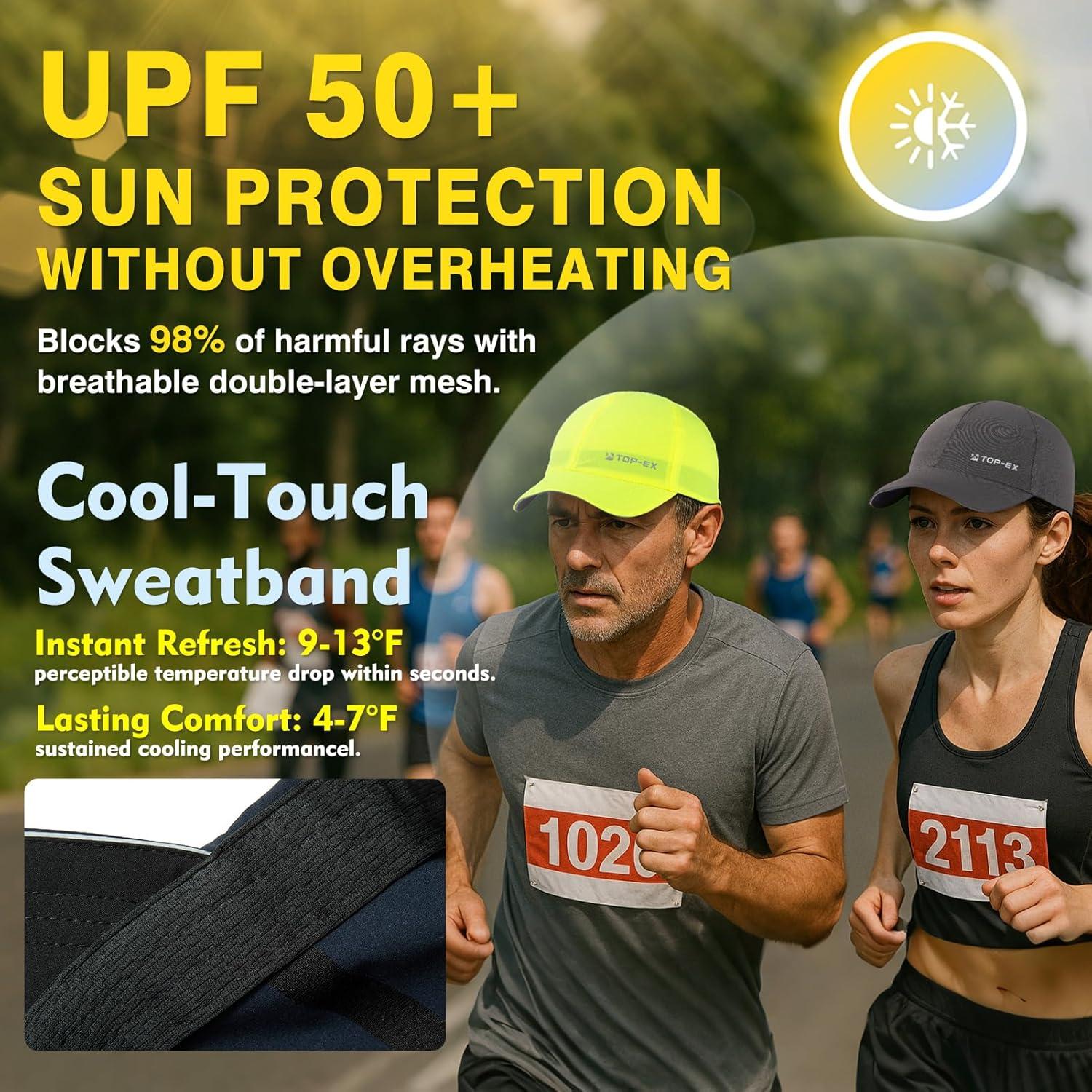 imageOversized XL XXL Waterproof All Weather Performance Running Cap Recycled Unstructured Baseball Hat Urban StormUrban Darkgrey