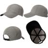imageOversized XL XXL Waterproof All Weather Performance Running Cap Recycled Unstructured Baseball Hat Urban StormUrban Grey