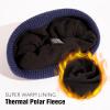 imageTOPEX PolarWool Merino Wool Beanie FleeceLined Warm Winter Hat for Cold Weather Hiking Skiing RunningNavy