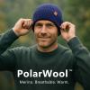 imageTOPEX PolarWool Merino Wool Beanie FleeceLined Warm Winter Hat for Cold Weather Hiking Skiing RunningNavy