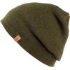imageTOPEX PolarWool Merino Wool Fisherman Beanie  Dual Layer Knit Hat with Two Styles for Large HeadsArmy Green