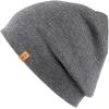 imageTOPEX PolarWool Merino Wool Fisherman Beanie  Dual Layer Knit Hat with Two Styles for Large HeadsGray