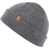 imageTOPEX PolarWool Merino Wool Fisherman Beanie  Dual Layer Knit Hat with Two Styles for Large HeadsGray