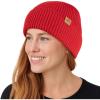 imageTOPEX PolarWool 100 Merino Wool Beanie Hat for Men Women  Warm Soft Knit Winter Hat for Large Heads Hiking RunningRed