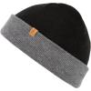 imageTOPEX PolarWool Merino Wool Fisherman Beanie  Dual Layer Knit Hat with Two Styles for Large HeadsBlack  Gray