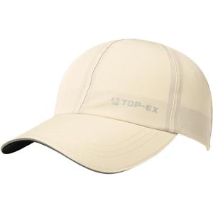 imageOversized XL XXL Waterproof All Weather Performance Running Cap Recycled Unstructured Baseball Hat Urban StormUrban Beige