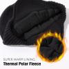 imageTOPEX XLXXL 80 Merino Wool Waterproof Beanie for Men Women with Ear Flap Winter Fleece Lined Beanie Outdoor Skiing Hat Black Medium