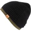 imagePolarWool LXLXXL Merino Wool Waffle Fisherman Beanie Watch Cap DualLayer 2 Styles Warm Winter Knit Hat for Men WomenBlackOliveranger