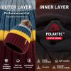 imageTOPEX DryKnit Waterproof Knit Beanie with Removable Pom Fleece Lined Warm Winter Hat for Women Breathable Rain Snow Proof96603multi