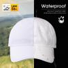 imageTOPEX Large Waterproof Men Women Running Hydro Cooling Hat Baseball Cap for Big Heads White