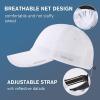imageTOPEX Large Waterproof Men Women Running Hydro Cooling Hat Baseball Cap for Big Heads White