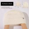 imageTOPEX PolarWool LXLXXL 100 Merino Wool Beanie Fleece Lined Hat Watch Cap for Cold Weather Winter WarmBeige