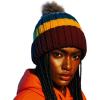 imageTOPEX DryKnit Waterproof Knit Beanie with Removable Pom Fleece Lined Warm Winter Hat for Women Breathable Rain Snow Proof96603multi