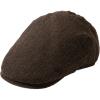 imageTOPEX XLXXL Wool Tweed Newsboy Flat Cap for Men Winter Fashion Ivy Cap Gatsby Golf Hat Satin LinedHerringbonebrown