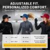 imageTOPEX Ponytail WaterRepellent Ear Flap Reflective Running Friendly Size Winter Baseball Cap Unisex HatGrey