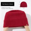 imageTOPEX PolarWool Merino Wool Beanie Polartec Fleece Lined LXLXXL Unisex Warm Winter Knit Hat Watch CapRedmaple