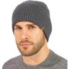 imageTOPEX PolarWool Merino Wool Beanie Polartec Fleece Lined LXLXXL Unisex Warm Winter Knit Hat Watch CapGrayurban