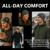 imageTOPEX PolarWool Merino Wool Beanie for Men Women  Fleece Lined Warm Knit Cuffed Hat Soft Stocking Cap for Cold WeatherGrey