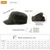 imageComhats Oversize L XL XXL Mens Cadet Army Caps Military Hats Basic Hiking Fishing68033barmy Green