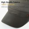 imageComhats Oversize L XL XXL Mens Cadet Army Caps Military Hats Basic Hiking Fishing68033barmy Green