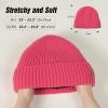 imageTOPEX DryKnit Waterproof LXLXXL Winter Fleece Lined Beanie Hat for Men Women Warm Knit Watch Skull Cap Cold WeatherPink Blush