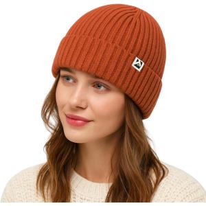 imagePolarWool 100 Merino Wool Polartec Fleece Lined LXLXXL Unisex Warm Windproof Beanie Watch Cap Knit Winter Hat OutdoorRedember