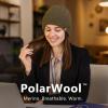imagePolarWool Satin Lined 80 Merino Wool Beanie Winter Hat Oversized LXLXXL Cuffed Watch Fisherman Cap for Men WomenNavyharbor